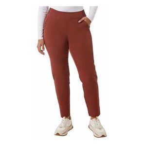 NWT 32 Degrees Women's Pull On Comfort Travel Pants Brown Size S $55 FFF053